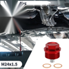 Car, Motorcycle, Boat Red Set M24x1.5 Engine Oil Drain Plug with Gasket