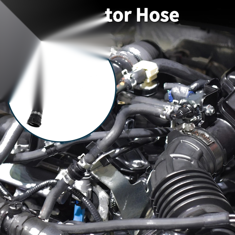 Land Rover Range Rover (2003-2005) Rubber Black 1 Pc Radiator Hose
