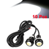 Car & Motorcycle 10x 3W White LED Eagle Eye DRL Tail Backup Lamp