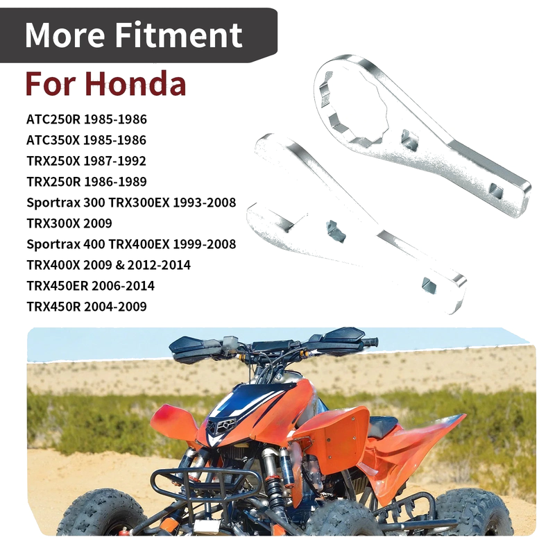 Honda TRX450ER 06-14 / TRX450R 04-09 Rear Axle Nut Wrench Tool Set 45mm/56mm