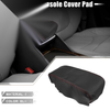Center Console Armrest Cover Dodge Charger (2008-2010) Black Red Stitches