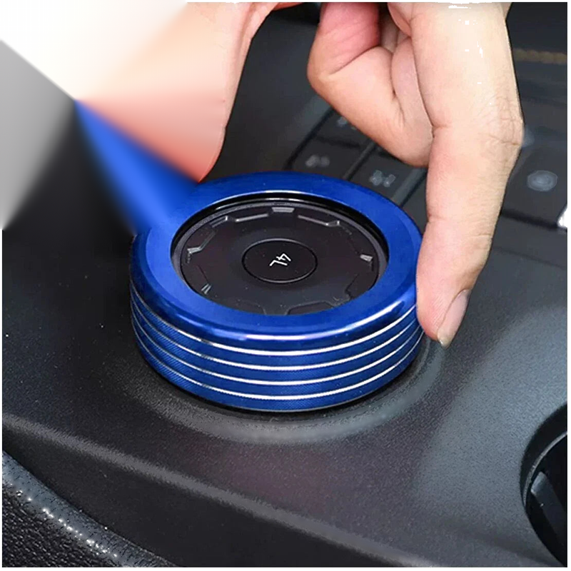 Ford Ranger Raptor Blue Drive Mode Adjustment Knob Ring Cover (2019-2023)