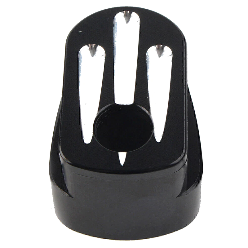 Harley Street Road Glide CNC Cut Billet Aluminum Black Ignition Switch Cover (2014-2023)