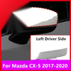 Mazda CX-5 Left Driver Side White Rearview Mirror Cap Cover (2017–2020)