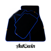 BMW 5 Series M5 E34 with Blue Trim Black Floor Mats (1989-1995)