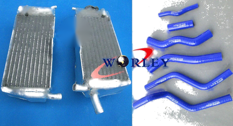 Honda CR125R CR125 Aluminum Radiator + Hose (1990-1997)