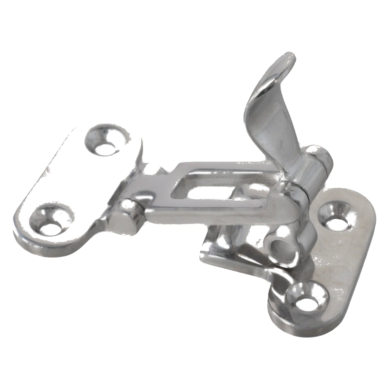 Assured Boat Lock Hatch Deck Hinge with Adjustable Latch Fastener