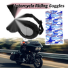 Make Set Motorcycle Goggles Black Lens Black Frame PC Cycling Sunglasses