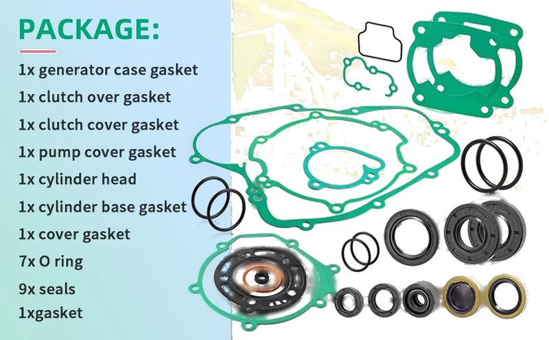 Kawasaki KX80 KX85 KX100 Engine Gasket Seal Rebuild Kit (1998–2005)