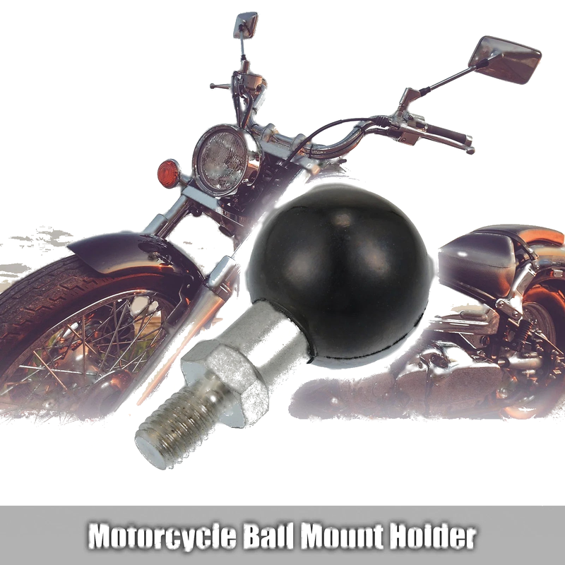 Motorcycle 25mm Ball Mount / Tripod Ball Adapter / M8 Threaded Bolt