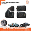 Mazda B-Series Bravo UF 323 626 Black Inner Door Handle Pair (1994-2006)