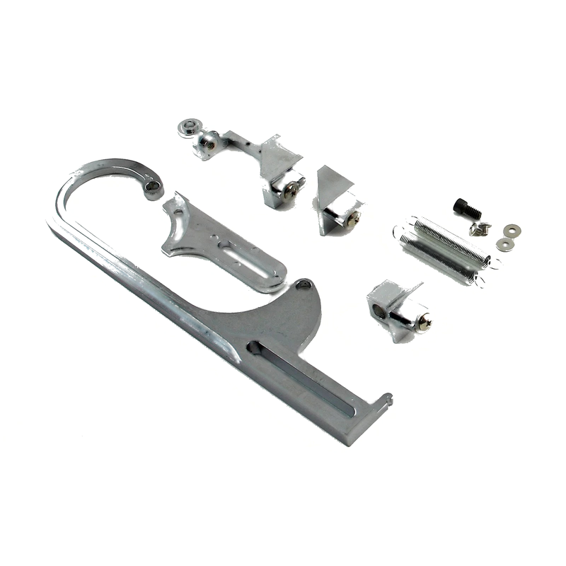 Chrome Carburetor Throttle Cable Bracket w/ Return Springs