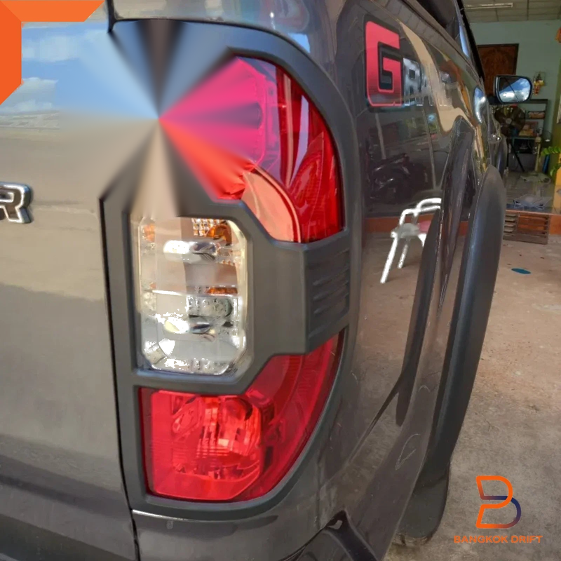 LDV T60 Pro, MG Extender Matte Black Headlight Taillight Cover Trim (2019-2022)