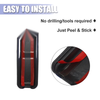 Jeep Wrangler JL JLU Blue Engine Hood Hinge Covers (2018-2021)