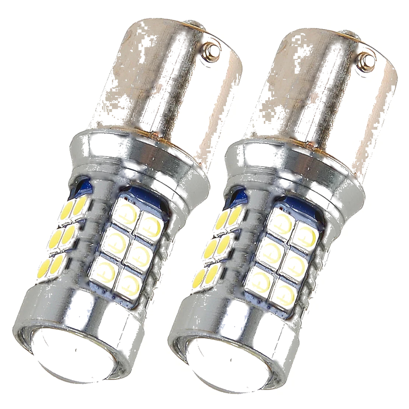 Car 1156 27SMD White LED Parking Back Up Tail Light Bulbs
