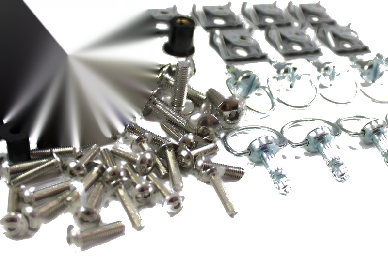 Ducati 748 / 916 / 996 / 998 Dzus Fasteners & SS Fairing Screen Bolt (1994–2004)