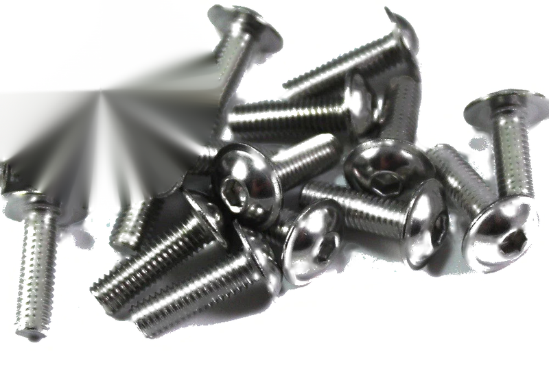 Ducati 749 999 Stainless Steel Fairing Bolts & Windshield (2003–2006)