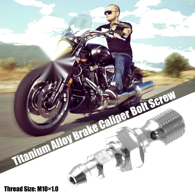 Make Model Titanium Alloy M10x1.0 Motorcycle Brake Master Cylinder Screw