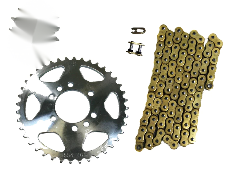 Kawasaki KFX400 Gold O-Ring Drive Chain & 14/41 Sprockets (2003–2006)