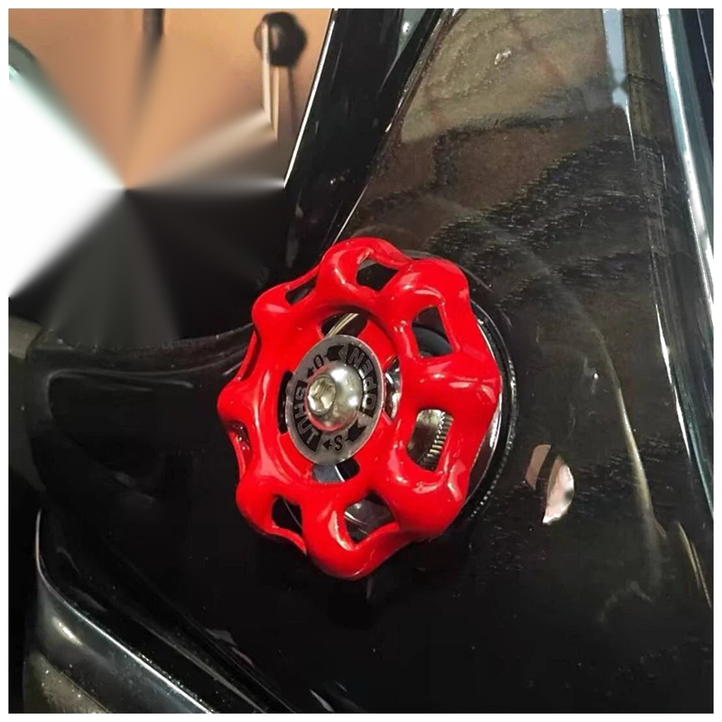 Car Accessories Red Car Central Control Knob Water Valve Button Cover