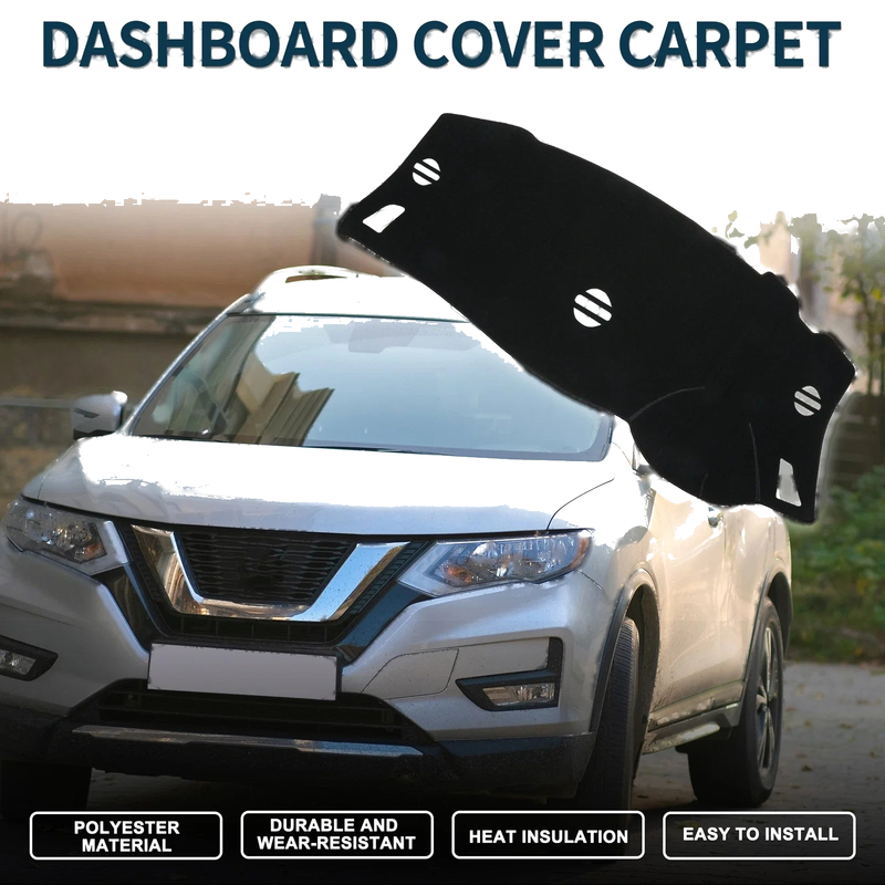 Nissan Elgrand E52 (2010-2024) - Black 1 Set Dashboard Cover Mat