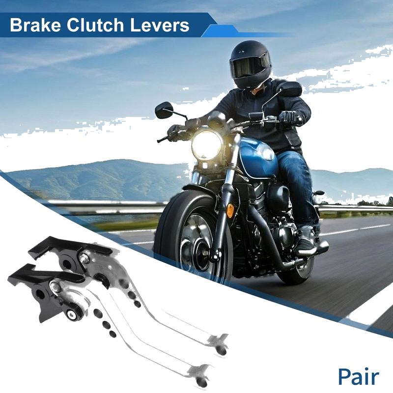 Kawasaki ZX-9R / ZX-9 1 Pair Brake Clutch Lever Silver (1994–1997)