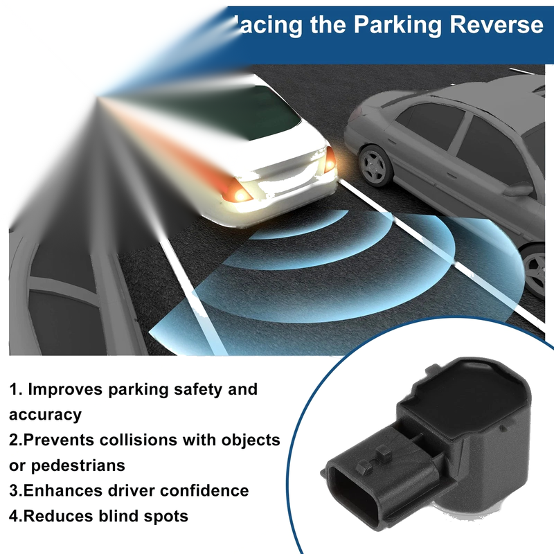 Nissan Armada (2017-2022) - White 1 Pc Reverse Backup Parking Sensor