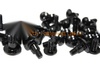 Suzuki GSX 1300 Schwarzes Aluminium Verkleidung & Frontscheibe Schrauben-Set