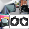 Ford F150 Black Left Right Side View Mirror Frame Ring Cover Bezels (2015-2020)