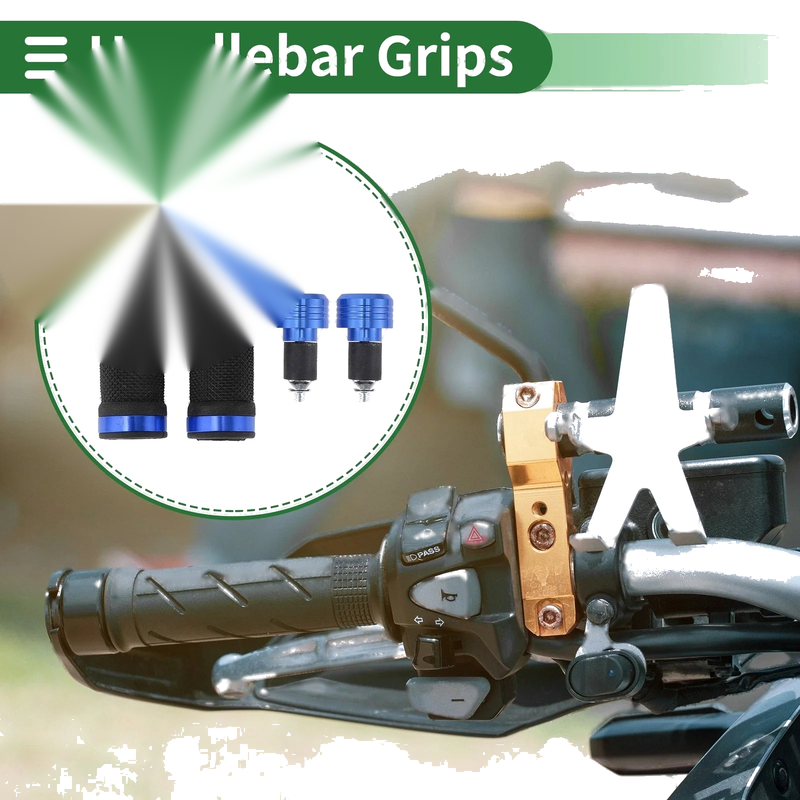 Motorcycle Hand Grips Cover / 1 / Aluminum Alloy Rubber