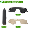 BMW X3 Dashboard Cover Mat Carpet Black Red (2006-2010)