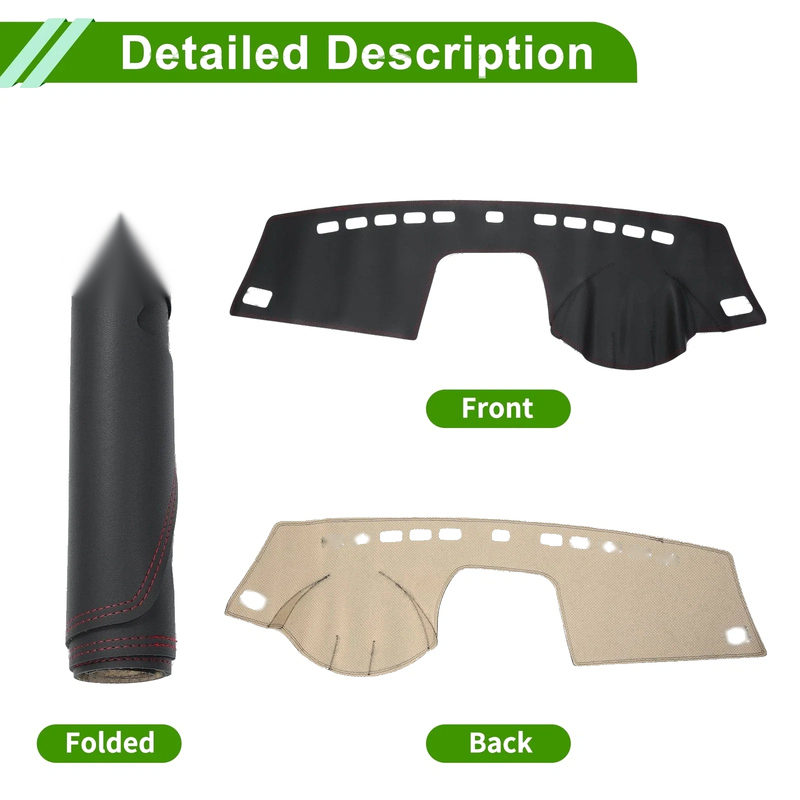 BMW X3 Dashboard Cover Mat Carpet Black Red (2006-2010)