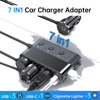 128W Car Charger 12V-24V 3.6A 5V On/off USB Electronics Fast Charger