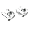 Dirt Pit Bike ATV 7/8 to 1-1/8 Handlebar Fat Bar Mount Clamps Risers