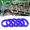 Oil Seal 30x38x8mm TPU Rotary Shaft Seal High Pressure Blue 5 Pcs