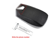 Benz E class E200 E300 2016-18 Black Leather FOB Key Cover Remote Bag fit
