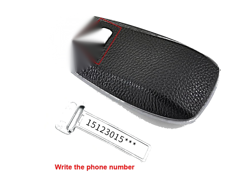 Benz E class E200 E300 2016-18 Black Leather FOB Key Cover Remote Bag fit