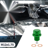 Car Motorcycle Boat 1 Set M12x1.75 Engine Oil Drain Plug with Gasket
