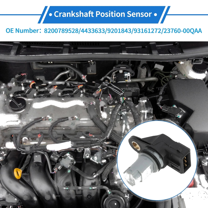 NISSAN Primera 1.9dCi Crankshaft Position Sensor (2002-2007)