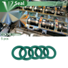Oil Seal Rotary Shaft Seal TPU 22x30x4mm High Pressure Green 5 Pcs