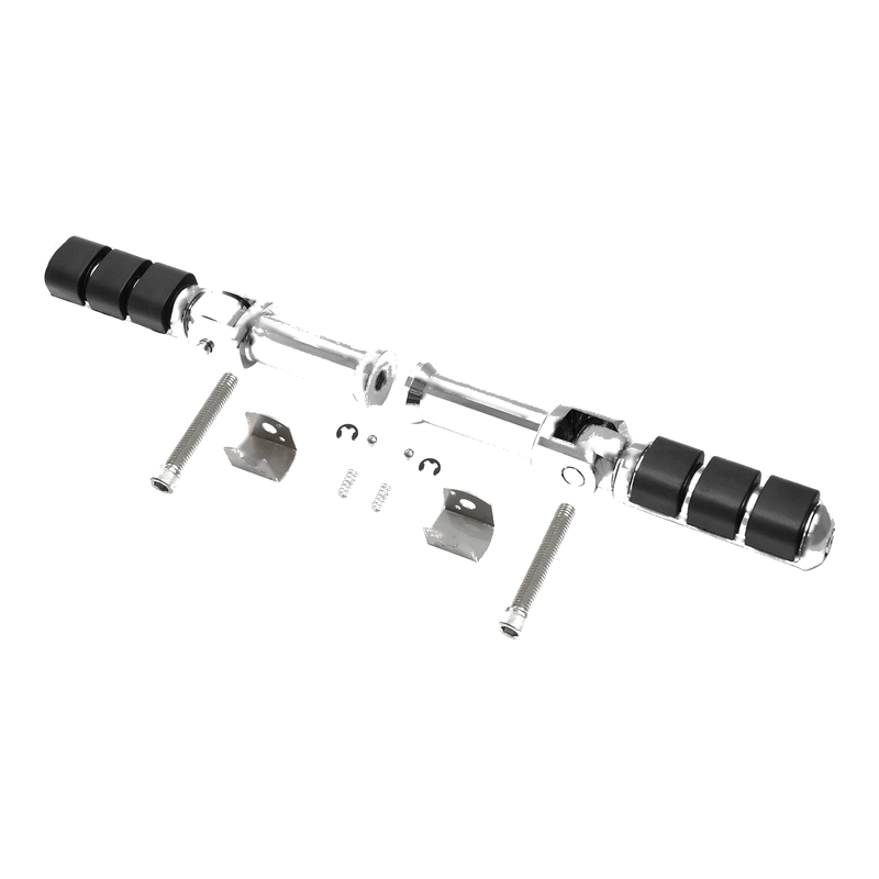 Harley Softail Chrome Rider Driver & Passenger Footpegs Bracket (2018-2025)