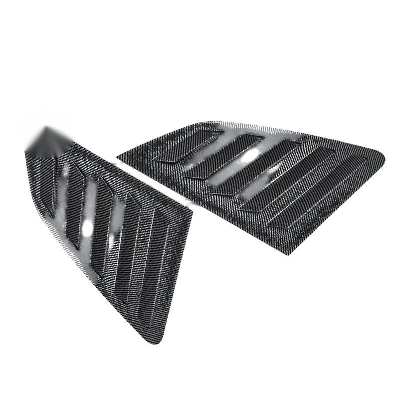 Audi A3 S3 8V Hatchback Rear Side Window Louver Trim Cover (14-20)