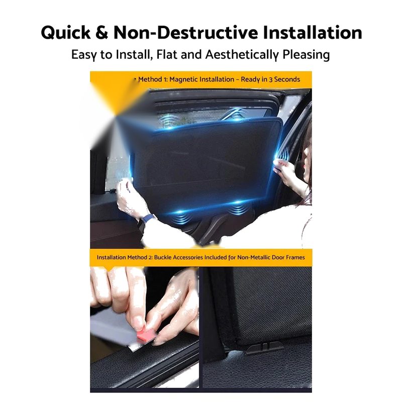 Kia EV5 2023-2025 Magnetic Sun Shades