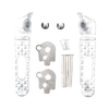 Honda CBR600RR Rear Passenger Footrests Footpegs Bracket Set (2003-2004)