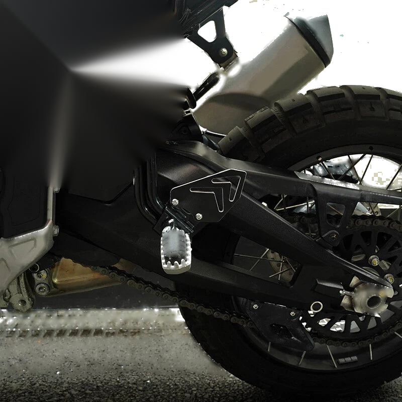 Ducati Desert X Black Foot Peg Pedal Heel Plates Guard Cover Protector (2022-2023)