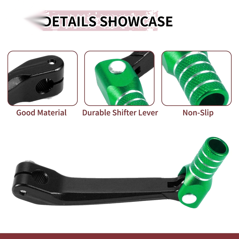 Honda CRF150F (2003-2017) Black Green Motorcycle Gear Shifter Lever