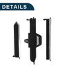 BMW 3 Series G20 / G21 / G22 Black Silver Left AC Air Vent Clips Tab