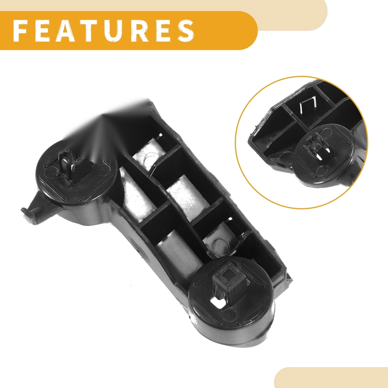 Nissan Altima (2019-2021) 1 Pc Black ABS RH Front Bumper Support Bracket