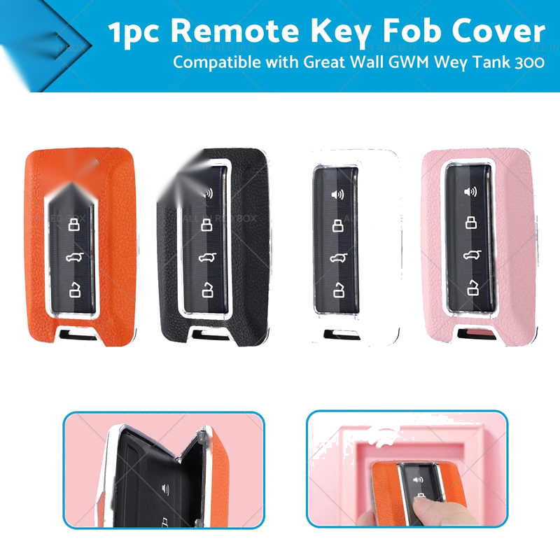 Great Wall GWM Wey Tank 300 PC+Leather Key Fob Cover (2021-2023)