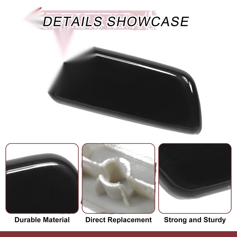 Lexus RX350 (2010-2013) Black 1 x Cap Front Right Washer Nozzle Cover